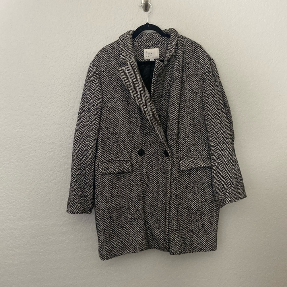 Chevron Women’s  Peacoat Coat